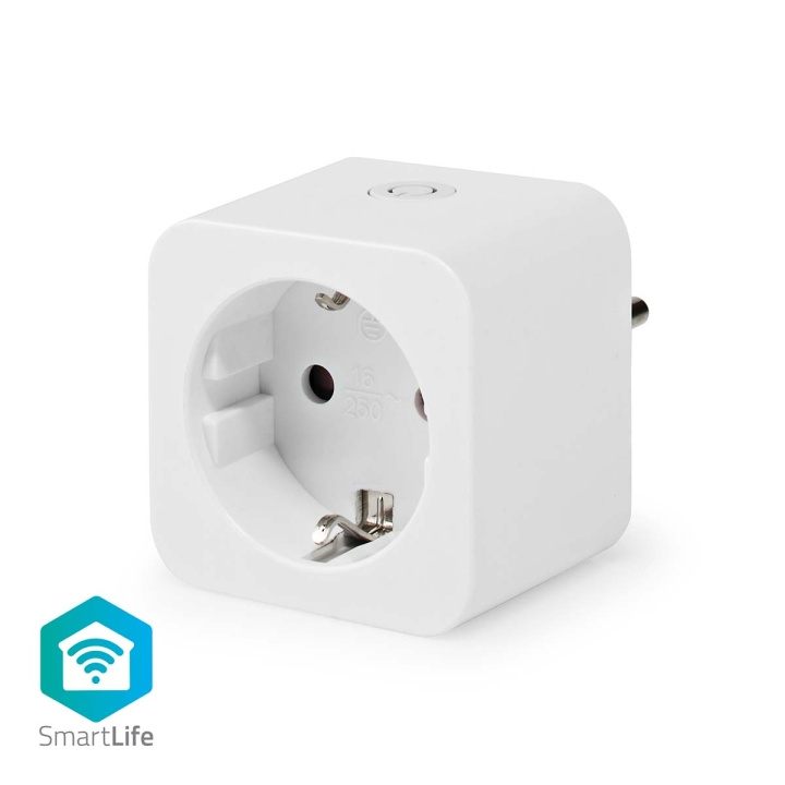 SmartLife Älypistorasia | Wi-Fi | 3680 W | Type F (CEE 7/3) | 0 - 55 °C | Android™ / IOS | Valkoinen ryhmässä KOTI, TALOUS JA PUUTARHA / Älykodit / Smart plugs @ TP E-commerce Nordic AB (C05244)