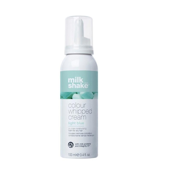 Milk_Shake Colour Whipped Cream Light Blue 100ml ryhmässä KAUNEUS JA TERVEYS / Hiukset &Stailaus / Hiustenhoito / Hiusväri / Hiusväri & Väripommi @ TP E-commerce Nordic AB (C05338)