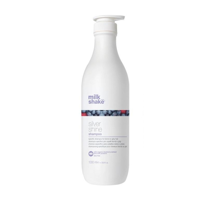 Milk_Shake Silver Shine Shampoo 1000ml ryhmässä KAUNEUS JA TERVEYS / Hiukset &Stailaus / Hiustenhoito / Hiusväri / Hopeinen shampoo @ TP E-commerce Nordic AB (C05400)