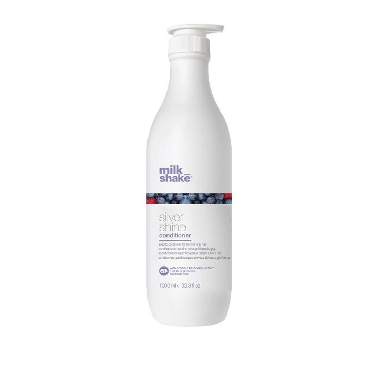 Milk_Shake Silver Shine Conditioner 1000ml ryhmässä KAUNEUS JA TERVEYS / Hiukset &Stailaus / Hiustenhoito / Hiusväri / Hopeanvärinen hoitoaine @ TP E-commerce Nordic AB (C05401)