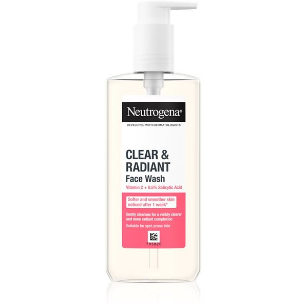 Neutrogena Refreshingly Clear Facial Wash 200ml ryhmässä KAUNEUS JA TERVEYS / Ihonhoito / Kasvot / Puhdistus @ TP E-commerce Nordic AB (C05404)