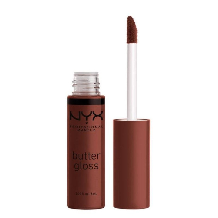 NYX PROF. MAKEUP Butter Lip Gloss - Brownie Drip ryhmässä KAUNEUS JA TERVEYS / Meikit / Huulet / Huulikiilto / Plumper @ TP E-commerce Nordic AB (C05416)