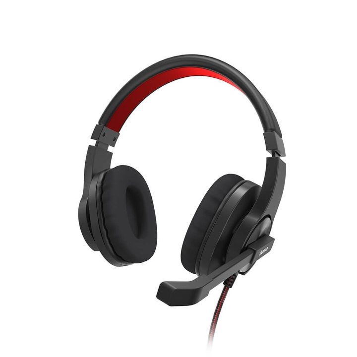 Hama Headset PC Office Stereo Over-Ear HS-USB400 V2 Black ryhmässä TIETOKOONET & TARVIKKEET / Tietokonetarvikkeet / Kuulokkeet @ TP E-commerce Nordic AB (C05448)