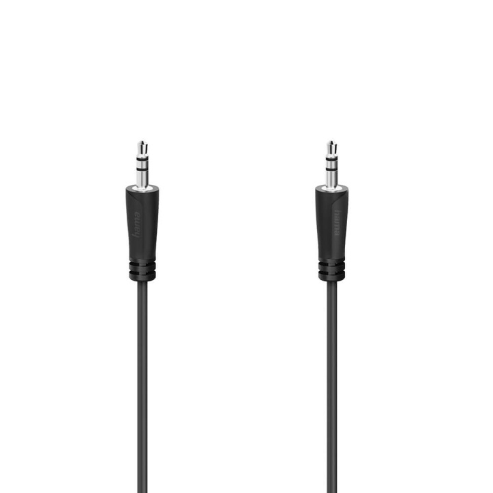 Hama Cable Audio 3.5mm-3.5mm 1.5m ryhmässä KODINELEKTRONIIKKA / Kaapelit & Sovittimet / Analoginen ääni / 3.5 mm @ TP E-commerce Nordic AB (C05452)