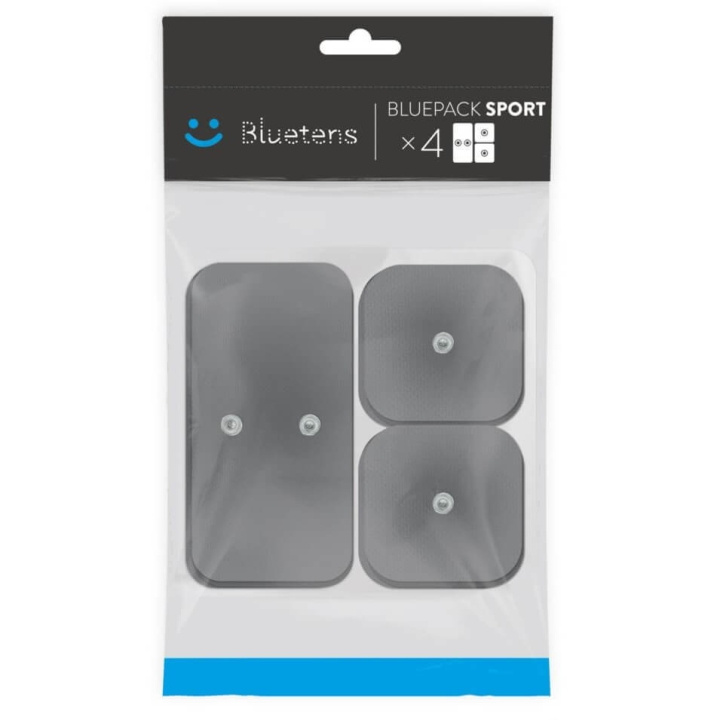 Bluetens Elektrodit Duo Sport 4-Pack M 8-Pack S ryhmässä URHEILU, VAPAA-AIKA JA HARRASTUS / Kuntoilutarvikkeet / Asennon tuki ja kuntoutus @ TP E-commerce Nordic AB (C05516)