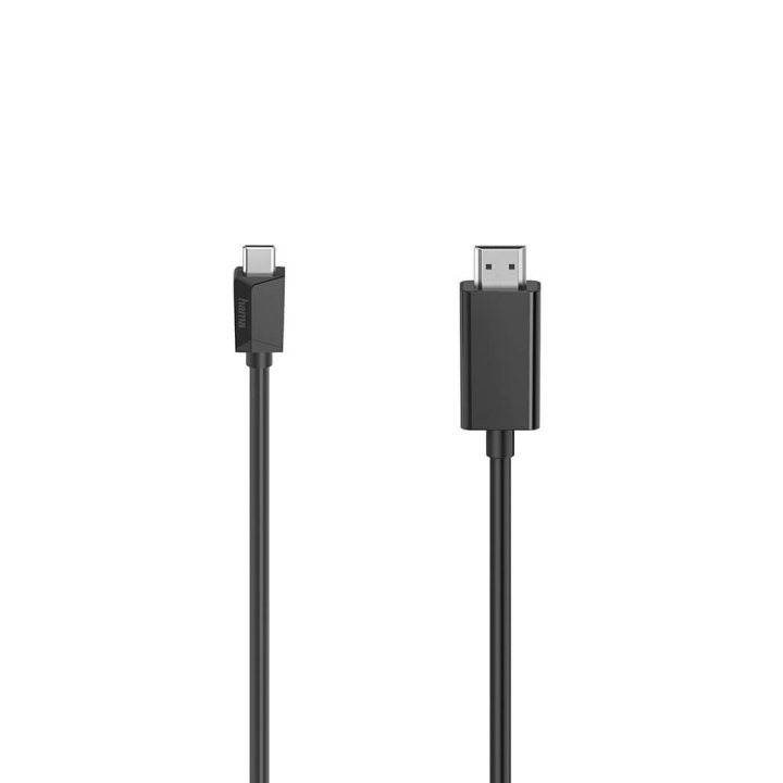 Hama Cable USB-C - HDMI Ultra-HD 4K 1.5m ryhmässä TIETOKOONET & TARVIKKEET / Kaapelit & Sovittimet / USB / USB-C @ TP E-commerce Nordic AB (C05521)