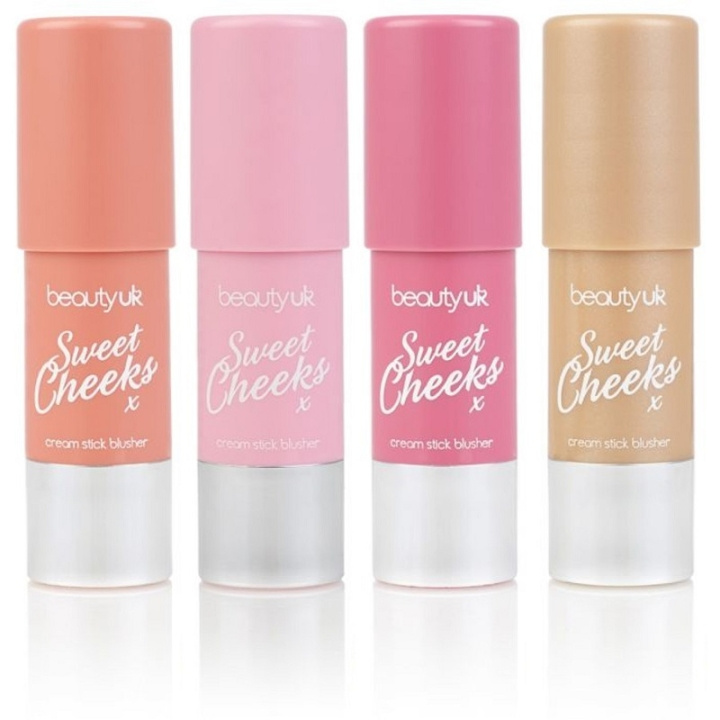 Beauty UK Sweet Cheeks Gift Set 4pcs ryhmässä KAUNEUS JA TERVEYS / Meikit / Meikit Kasvot / Poskipuna / Aurinkopuuteri @ TP E-commerce Nordic AB (C05744)