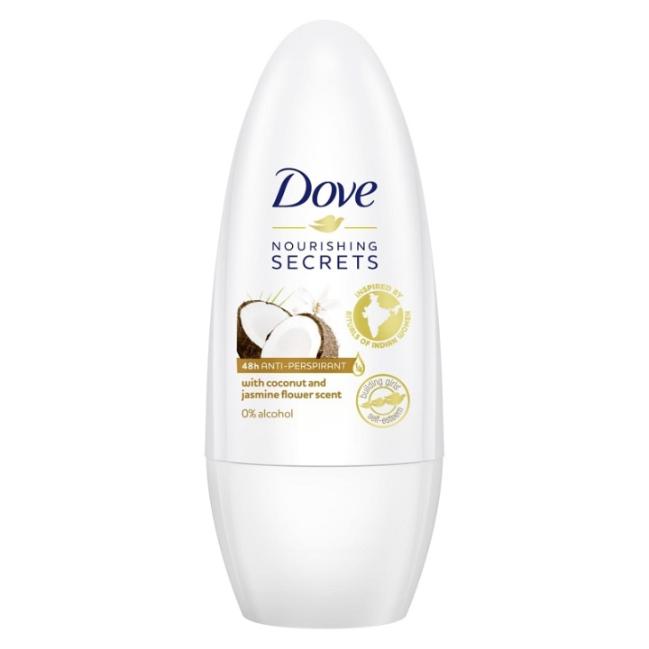 Dove Anti-Perspirant Roll-On Coconut and Jasmine Flower 50ml ryhmässä KAUNEUS JA TERVEYS / Tuoksut & Parfyymit / Deodorantit / Naisten deodorantit @ TP E-commerce Nordic AB (C05992)