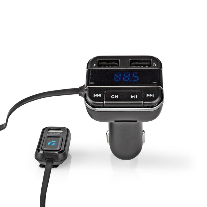 Nedis FM-lähetin Autoon | Kiinteä | Hands free - puhelut | 0.8 