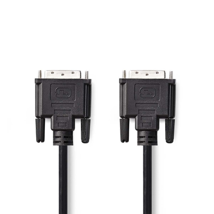 Nedis DVI-kaapeli | DVI-D 24+1-Pin Uros | DVI-D 24+1-Pin Uros | 1080p | Niklattu | 10.0 m | Suora | PVC | Musta | Muovipussi ryhmässä TIETOKOONET & TARVIKKEET / Kaapelit & Sovittimet / DVI / Kaapelit @ TP E-commerce Nordic AB (C06057)
