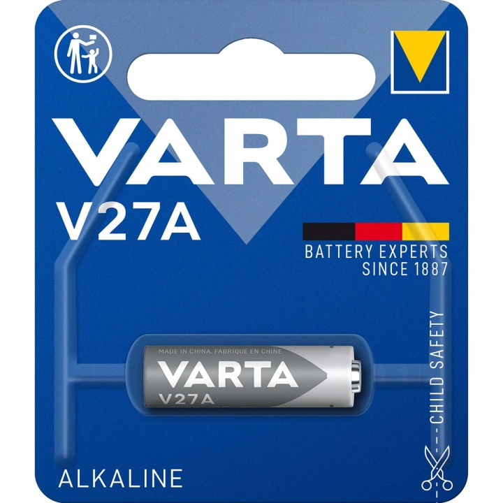 Alkaliparisto 27A | 12 V | 19 mAh | 1 Kpl pakkaus ryhmässä KODINELEKTRONIIKKA / Paristot & Laturit / Akut / Muut @ TP E-commerce Nordic AB (C06117)