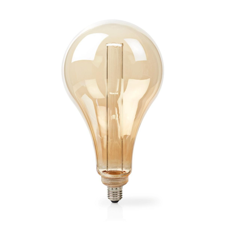 Nedis LED Filamenttilamppu E27 | PS165 | 3.5 W | 120 lm | 1800 K | Himmennettävä | Kullankeltaisella viimeistelyllä | Retrotyylinen | 1 kpl ryhmässä KODINELEKTRONIIKKA / Valaistus / LED-lamput @ TP E-commerce Nordic AB (C06279)