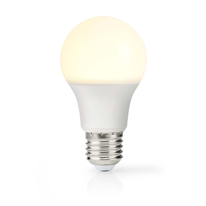 Nedis LED Lamppu E27 | A60 | 4.9 W | 470 lm | 2700 K | Lämmin Valkoinen | Retrotyylinen | Huurrettu | 1 kpl ryhmässä KODINELEKTRONIIKKA / Valaistus / LED-lamput @ TP E-commerce Nordic AB (C06286)