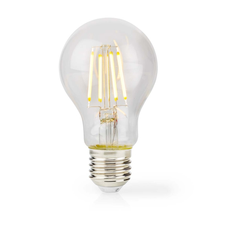 Nedis LED Filamenttilamppu E27 | A60 | 7 W | 806 lm | 2700 K | Himmennettävä | Lämmin Valkoinen | Retrotyylinen | 1 kpl ryhmässä KODINELEKTRONIIKKA / Valaistus / LED-lamput @ TP E-commerce Nordic AB (C06297)
