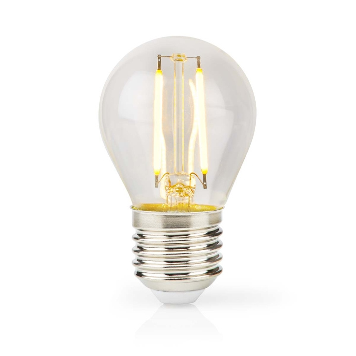 Nedis LED Filamenttilamppu E27 | G45 | 4.5 W | 470 lm | 2700 K | Himmennettävä | Lämmin Valkoinen | Retrotyylinen | 1 kpl ryhmässä KODINELEKTRONIIKKA / Valaistus / LED-lamput @ TP E-commerce Nordic AB (C06302)