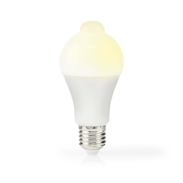 Nedis LED Lamppu E27 | A60 | 4.9 W | 470 lm | 3000 K | Valkoinen | Retrotyylinen | Huurrettu | Liiketunnistus | 1 kpl ryhmässä KODINELEKTRONIIKKA / Valaistus / LED-lamput @ TP E-commerce Nordic AB (C06313)