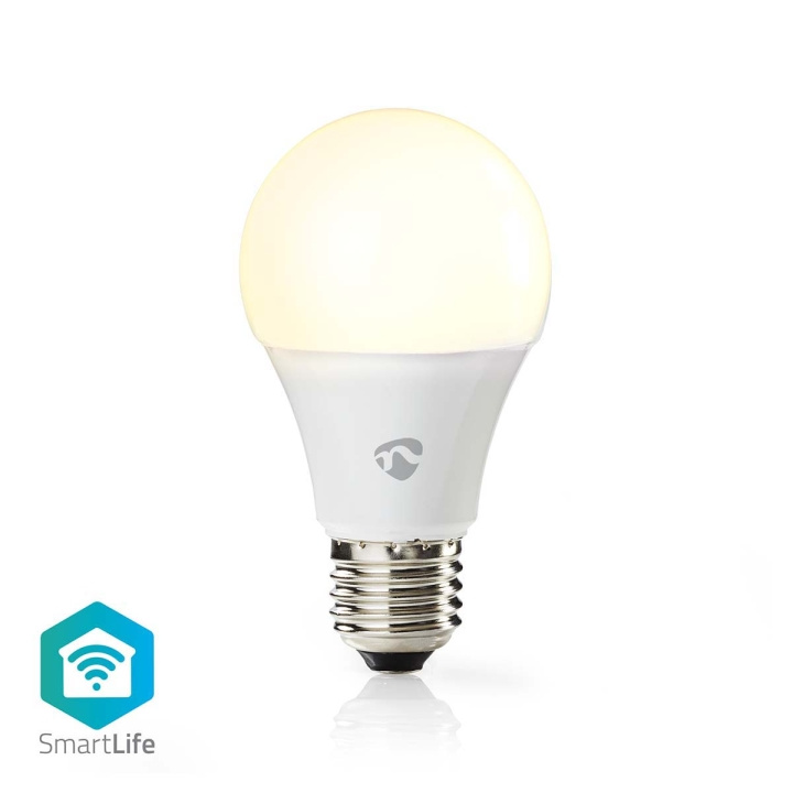 SmartLife LED-Lamppu | Wi-Fi | E27 | 800 lm | 9 W | Lämmin Valkoinen | 2700 K | Android™ / IOS | A60 | 1 kpl ryhmässä KOTI, TALOUS JA PUUTARHA / Älykodit / Älykäs valaistus @ TP E-commerce Nordic AB (C06319)