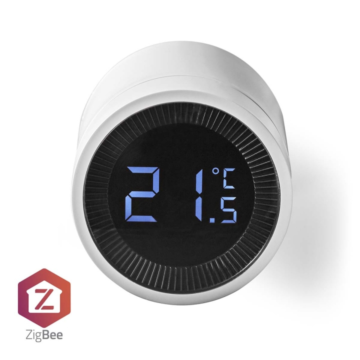 Nedis SmartLife Patteritermostaatti | Zigbee 3.0 | Paristokäyttöinen | LCD | Android™ / IOS ryhmässä KOTI, TALOUS JA PUUTARHA / Älykodit / Älykkäät anturit @ TP E-commerce Nordic AB (C06322)