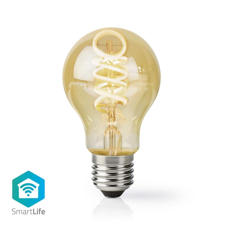 Nedis SmartLife LED Filamenttilamppu | Wi-Fi | E27 | 360 lm | 4.9 W | Lämpimästä kylmään valkoiseen | 1800 - 6500 K | Lasi | Android™ / IOS | polttimo | 1 kpl ryhmässä KOTI, TALOUS JA PUUTARHA / Älykodit / Älykäs valaistus @ TP E-commerce Nordic AB (C06327)