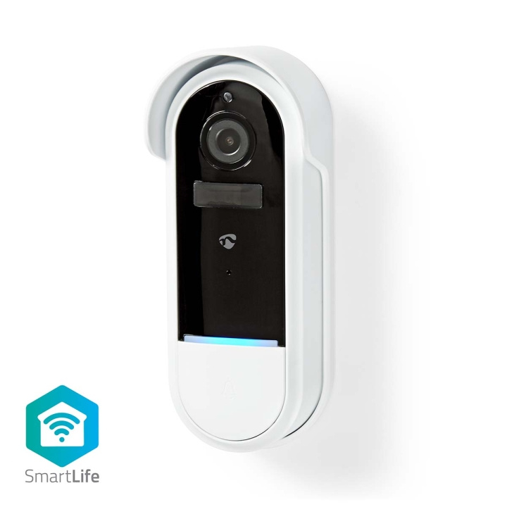 Nedis SmartLife Video Ovipuhelin | Wi-Fi | Muuntaja / Paristokäyttöinen | Full HD 1080p | MicroSD (ei sisälly) / Pilvipalvelutallennus (valinnainen) | IP54 | Liiketunnistimella | Yökuvaus | Valkoinen ryhmässä KOTI, TALOUS JA PUUTARHA / Hälytys ja turvallisuus / Ovikellot @ TP E-commerce Nordic AB (C06334)