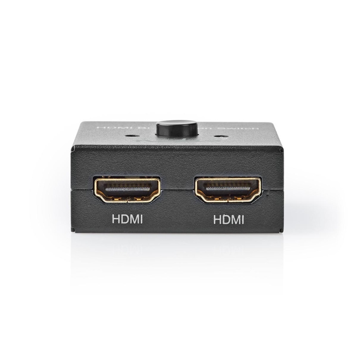 Nedis HDMI ™ Kytkin | 3-Porttinen port(s) | 1x HDMI™ tulo / 2x HDMI™ tuloliitäntä | 1x HDMI™ lähtö / 2x HDMI™ lähtö | 4K@60Hz | 6 Gbps | Metalli | Antrasiitti ryhmässä KODINELEKTRONIIKKA / Kaapelit & Sovittimet / HDMI / Sovittimet @ TP E-commerce Nordic AB (C06364)
