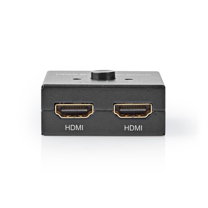 Nedis HDMI ™ Kytkin | 3-Porttinen port(s) | 1x HDMI™ tulo / 2x HDMI™ tuloliitäntä | 1x HDMI™ lähtö / 2x HDMI™ lähtö | 4K@60Hz | 6 Gbps | Metalli | Antrasiitti ryhmässä KODINELEKTRONIIKKA / Kaapelit & Sovittimet / HDMI / Sovittimet @ TP E-commerce Nordic AB (C06364)