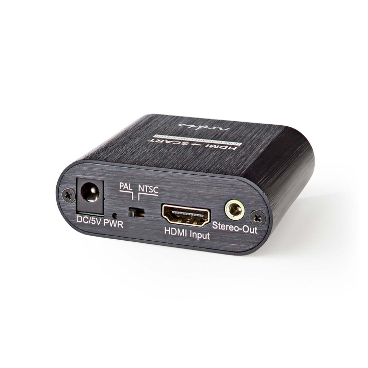 Nedis HDMI ™ Muunnin | HDMI™ tulo | SCART Naaras | Yksisuuntainen | 480i | 18 Gbps | Metalli | Antrasiitti ryhmässä KODINELEKTRONIIKKA / Kaapelit & Sovittimet / HDMI / Sovittimet @ TP E-commerce Nordic AB (C06368)