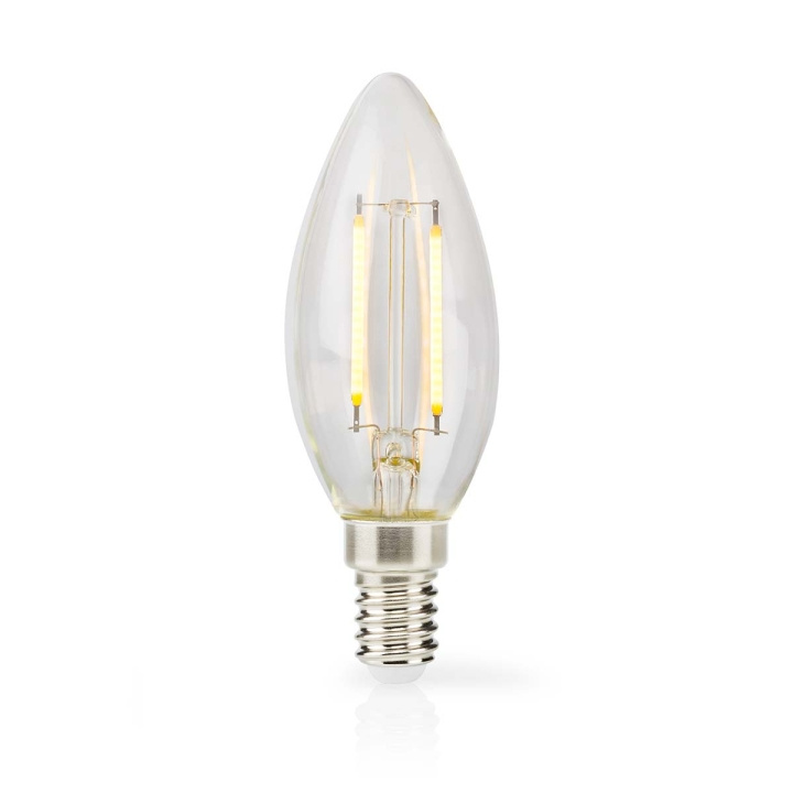 Nedis LED-lamppu E14 | Kynttilä | 2 W | 250 lm | 2700 K | Lämmin Valkoinen | Retrotyylinen | 1 kpl | Kirkas ryhmässä KODINELEKTRONIIKKA / Valaistus / LED-lamput @ TP E-commerce Nordic AB (C06527)