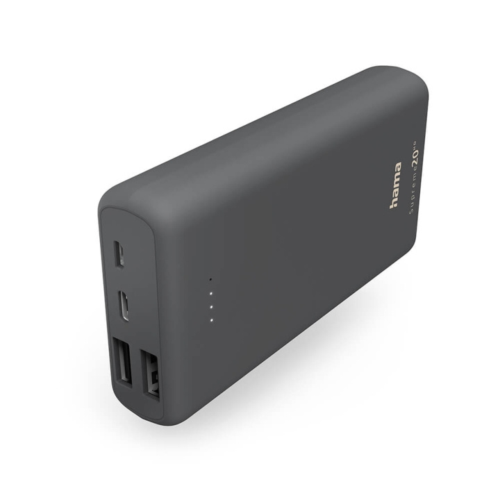 Hama Powerbank Supreme 20HD 20000mAh ryhmässä ÄLYPUHELIMET JA TABLETIT / Laturit & Kaapelit / Powerbanks @ TP E-commerce Nordic AB (C06608)