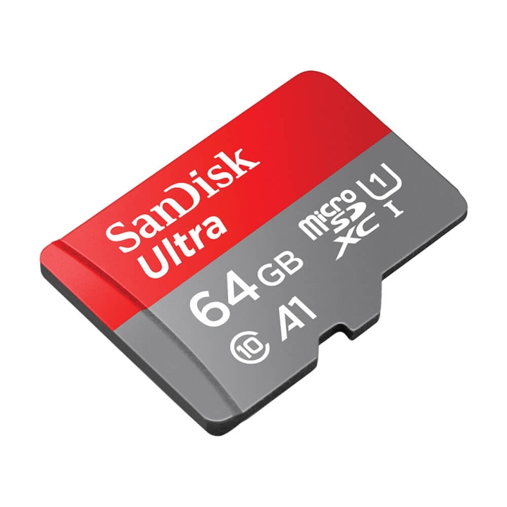 SANDISK MicroSDXC Mobil Ultra 64GB 120MB/s UHS-I med Adapter ryhmässä KODINELEKTRONIIKKA / Tallennusvälineet / Muistikortit / MicroSD/HC/XC @ TP E-commerce Nordic AB (C06642)