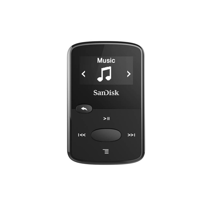 SANDISK MP3-Soitin Clip Jam 8GB Musta ryhmässä KODINELEKTRONIIKKA / Ääni & Kuva / Kotiteatteri, HiFi ja kannettavat / Kannettavat musiikkisoittimet / MP3-soitin @ TP E-commerce Nordic AB (C06646)