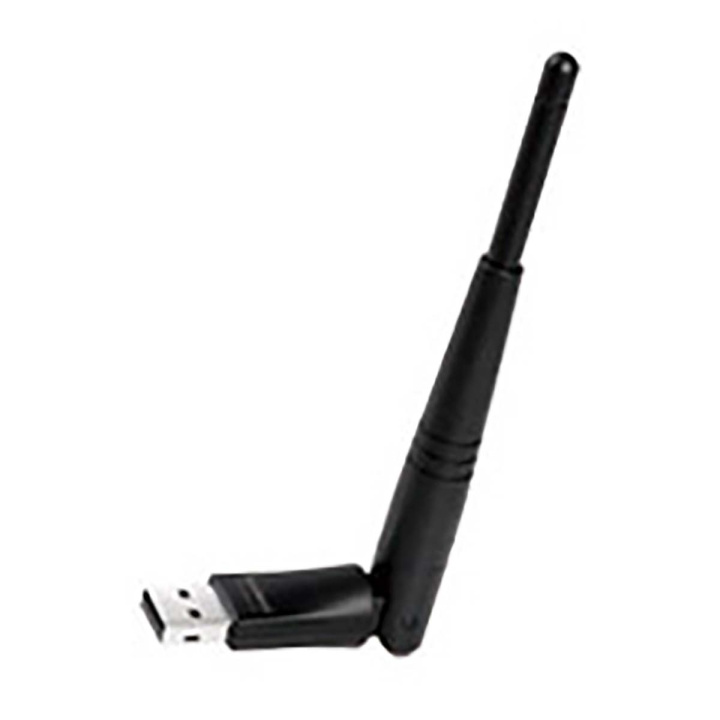 Langaton USB-sovitin N300 2.4 GHz Musta ryhmässä TIETOKOONET & TARVIKKEET / Verkko / Verkkokortti / Langaton USB @ TP E-commerce Nordic AB (C06802)