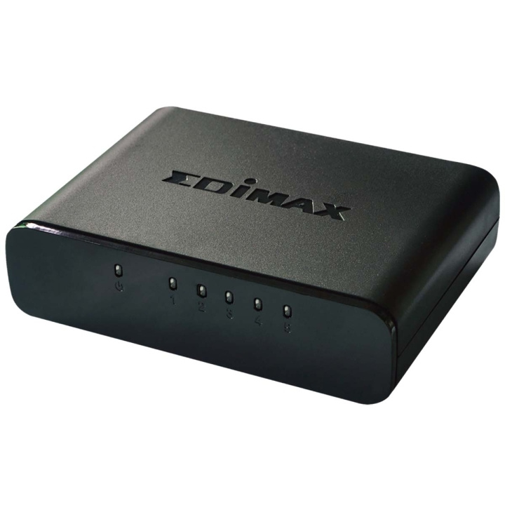 Edimax 5-porttinen 10/100 Mbit Fast Ethernet -pöytäkytkin ryhmässä TIETOKOONET & TARVIKKEET / Verkko / Kytkimet @ TP E-commerce Nordic AB (C06811)