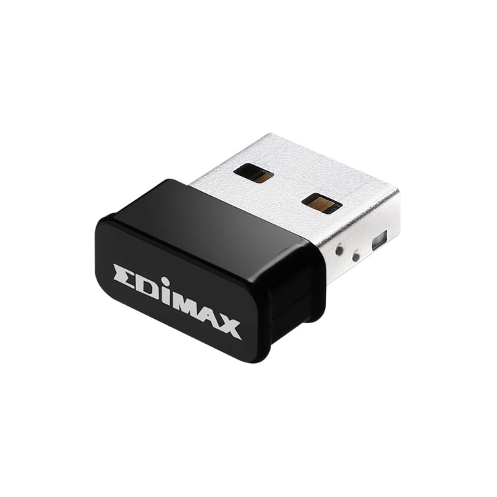 Edimax Langaton USB-sovitin AC1200 2.4/5 GHz (Dual Band) Wi-Fi Musta/Alumiini ryhmässä TIETOKOONET & TARVIKKEET / Verkko / Verkkokortti / Langaton USB @ TP E-commerce Nordic AB (C06814)
