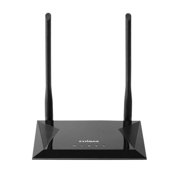 Edimax 4-in-1 N300 Wi-Fi-reititin, tukiasema, kantaman pidentäjä, Wi-Fi-silta ja WISP Black ryhmässä TIETOKOONET & TARVIKKEET / Verkko / Tukiasemat @ TP E-commerce Nordic AB (C06824)