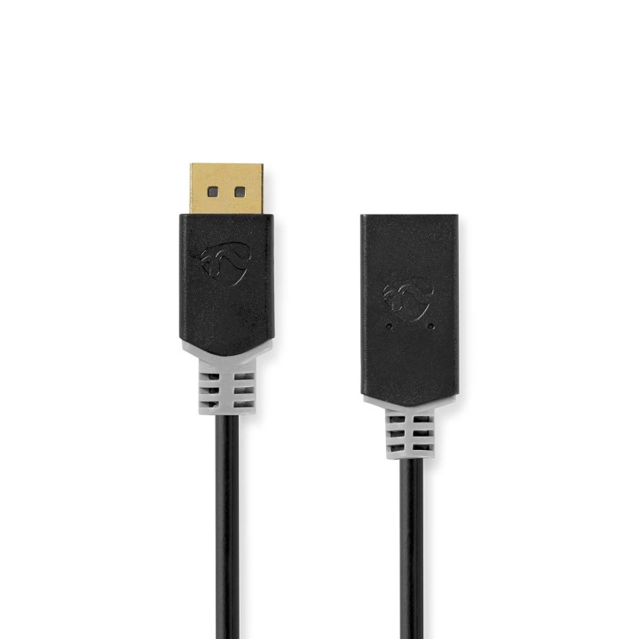Nedis DisplayPort kaapeli | DisplayPort uros | HDMI™ liitin | 4K@30Hz | Kullattu | 0.20 m | Pyöreä | PVC | Antrasiitti | Laatikko ryhmässä KODINELEKTRONIIKKA / Kaapelit & Sovittimet / HDMI / Kaapelit @ TP E-commerce Nordic AB (C06944)