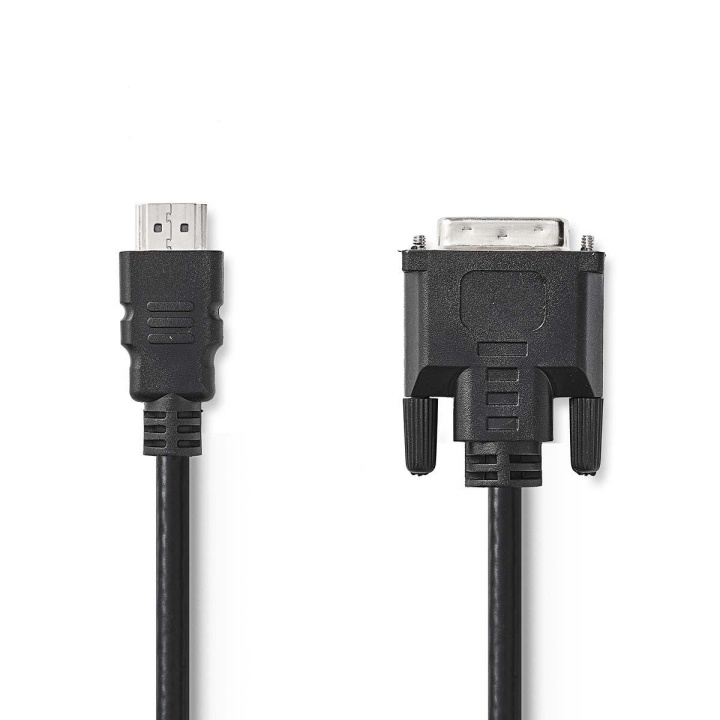Nedis HDMI™ -kaapeli | HDMI™ liitin | DVI-D 24+1-Pin Uros | 1080p | Niklattu | 5.00 m | Suora | PVC | Musta | Muovipussi ryhmässä KODINELEKTRONIIKKA / Kaapelit & Sovittimet / HDMI / Kaapelit @ TP E-commerce Nordic AB (C06968)