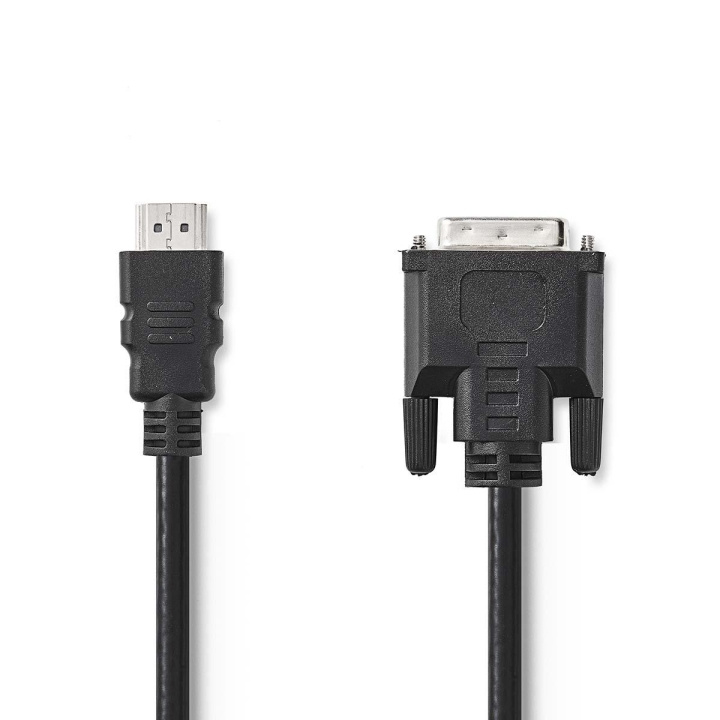 Nedis HDMI™ -kaapeli | HDMI™ liitin | DVI-D 24+1-Pin Uros | 1080p | Niklattu | 5.00 m | Suora | PVC | Musta | Kirjekuori ryhmässä KODINELEKTRONIIKKA / Kaapelit & Sovittimet / HDMI / Kaapelit @ TP E-commerce Nordic AB (C06968)