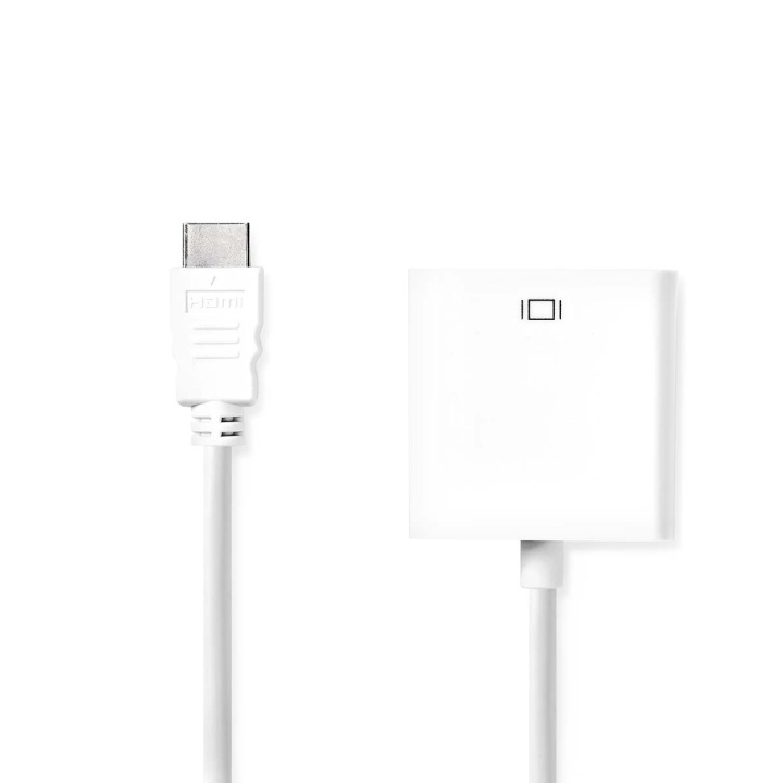 Nedis HDMI™ -kaapeli | HDMI™ liitin | VGA Naaras / 3.5 mm naaras | 1080p | Niklattu | 0.20 m | Suora | PVC | Valkoinen | Kirjekuori ryhmässä KODINELEKTRONIIKKA / Kaapelit & Sovittimet / HDMI / Kaapelit @ TP E-commerce Nordic AB (C06970)