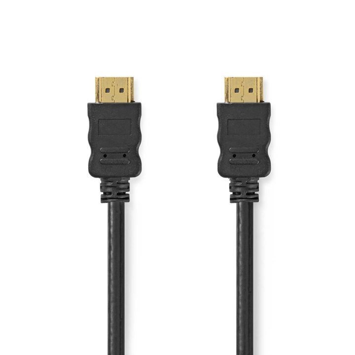 Nedis High Speed ​​HDMI ™ Kaapeli Ethernet | HDMI™ liitin | HDMI™ liitin | 4K@30Hz | ARC | 10.2 Gbps | 1.50 m | Pyöreä | PVC | Musta | Kirjekuori ryhmässä KODINELEKTRONIIKKA / Kaapelit & Sovittimet / HDMI / Kaapelit @ TP E-commerce Nordic AB (C06981)