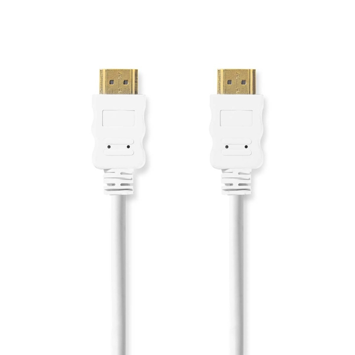 Nedis High Speed ​​HDMI ™ Kaapeli Ethernet | HDMI™ liitin | HDMI™ liitin | 4K@30Hz | ARC | 10.2 Gbps | 2.00 m | Pyöreä | PVC | Valkoinen | Muovipussi ryhmässä KODINELEKTRONIIKKA / Kaapelit & Sovittimet / HDMI / Kaapelit @ TP E-commerce Nordic AB (C06985)