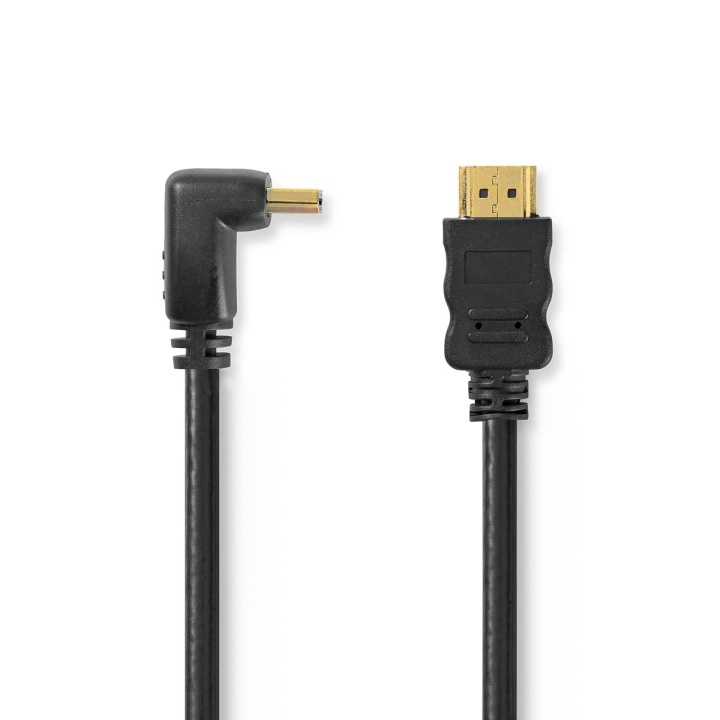 Nedis High Speed ​​HDMI ™ Kaapeli Ethernet | HDMI™ liitin | HDMI™ liitin | 4K@30Hz | 10.2 Gbps | 1.50 m | Pyöreä | PVC | Musta | Kirjekuori ryhmässä KODINELEKTRONIIKKA / Kaapelit & Sovittimet / HDMI / Kaapelit @ TP E-commerce Nordic AB (C06987)