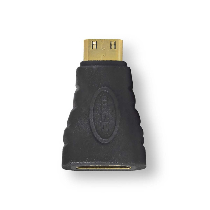 Nedis HDMI™ -sovitin | HDMI™ Mini | HDMI naaras | Kullattu | Suora | ABS-Muovi | Antrasiitti | 1 kpl | Laatikko ryhmässä KODINELEKTRONIIKKA / Kaapelit & Sovittimet / HDMI / Sovittimet @ TP E-commerce Nordic AB (C07029)