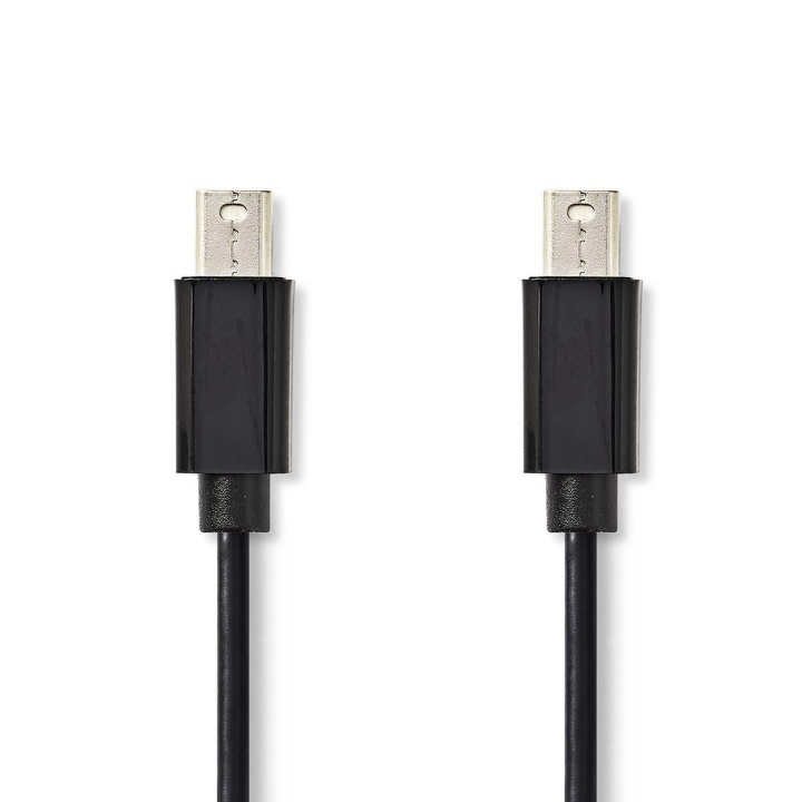 Nedis Mini DisplayPort kaapeli | DisplayPort 1.2 | Mini DisplayPort Uros | Mini DisplayPort Uros | 21.6 Gbps | Niklattu | 1.00 m | Pyöreä | PVC | Musta | Muovipussi ryhmässä TIETOKOONET & TARVIKKEET / Kaapelit & Sovittimet / DisplayPort / Kaapelit @ TP E-commerce Nordic AB (C07064)