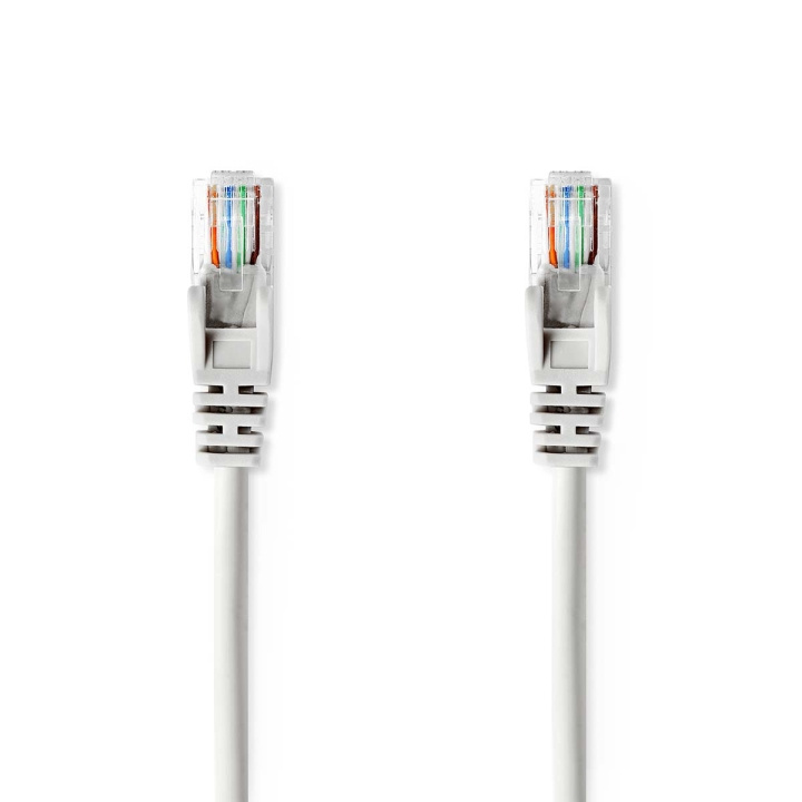 Nedis CAT5e verkkokaapeli | U/UTP | RJ45 uros | RJ45 uros | 2.00 m | Pyöreä | PVC | Harmaa | Kirjekuori ryhmässä TIETOKOONET & TARVIKKEET / Kaapelit & Sovittimet / Verkko / Cat5e @ TP E-commerce Nordic AB (C07075)