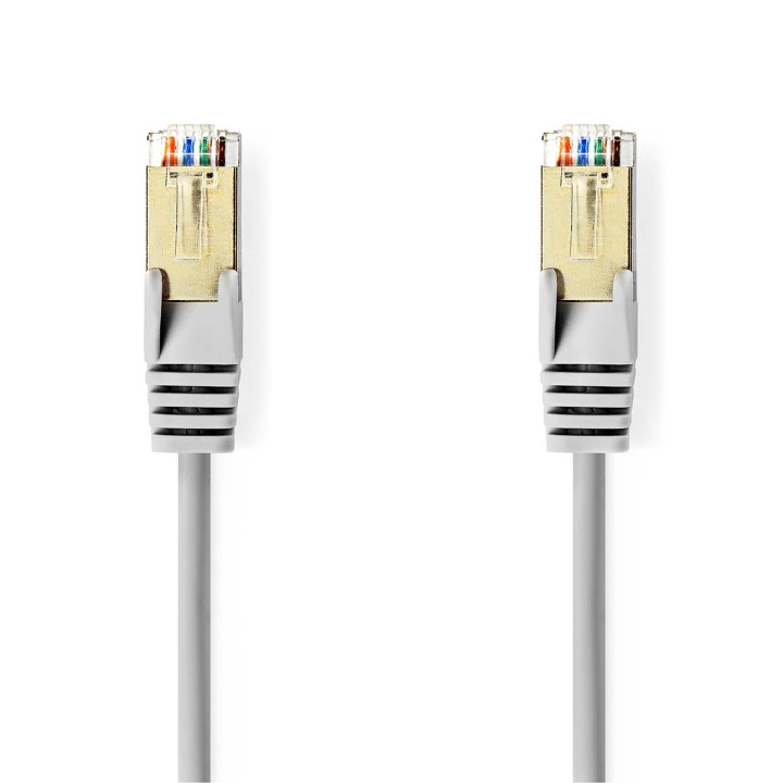 Nedis CAT5e verkkokaapeli | SF/UTP | RJ45 uros | RJ45 uros | 3.00 m | Pyöreä | PVC | Harmaa | Kirjekuori ryhmässä TIETOKOONET & TARVIKKEET / Kaapelit & Sovittimet / Verkko / Cat5e @ TP E-commerce Nordic AB (C07101)