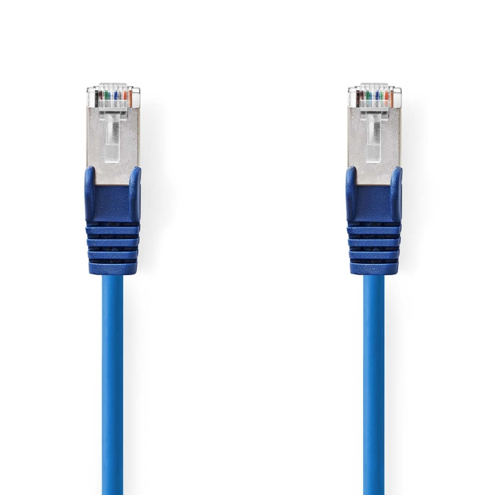 Nedis CAT5e verkkokaapeli | SF/UTP | RJ45 uros | RJ45 uros | 0.50 m | Pyöreä | PVC | Sininen | Kirjekuori ryhmässä TIETOKOONET & TARVIKKEET / Kaapelit & Sovittimet / Verkko / Cat5e @ TP E-commerce Nordic AB (C07111)