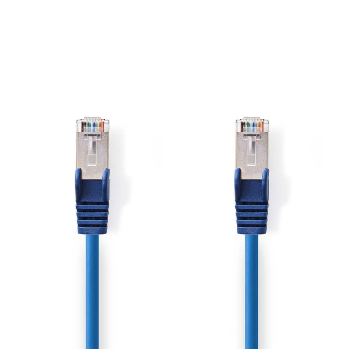 Nedis CAT5e verkkokaapeli | SF/UTP | RJ45 uros | RJ45 uros | 15.0 m | Pyöreä | PVC | Sininen | Kirjekuori ryhmässä TIETOKOONET & TARVIKKEET / Kaapelit & Sovittimet / Verkko / Cat5e @ TP E-commerce Nordic AB (C07115)