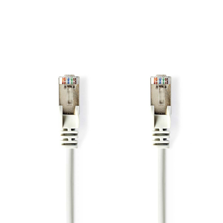 Nedis CAT5e verkkokaapeli | SF/UTP | RJ45 uros | RJ45 uros | 1.00 m | Pyöreä | PVC | Valkoinen | Kirjekuori ryhmässä TIETOKOONET & TARVIKKEET / Kaapelit & Sovittimet / Verkko / Cat5e @ TP E-commerce Nordic AB (C07138)