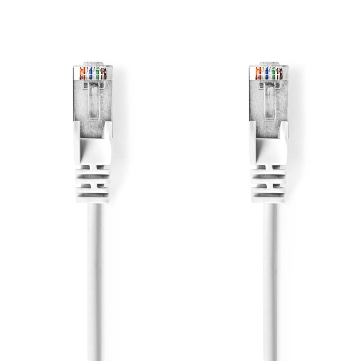 Nedis CAT5e verkkokaapeli | SF/UTP | RJ45 uros | RJ45 uros | 1.50 m | Pyöreä | PVC | Valkoinen | Kirjekuori ryhmässä TIETOKOONET & TARVIKKEET / Kaapelit & Sovittimet / Verkko / Cat5e @ TP E-commerce Nordic AB (C07140)